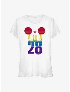 Budget 😀 Disney Mickey Mouse 28 Rainbow Pride T-Shirt 👏