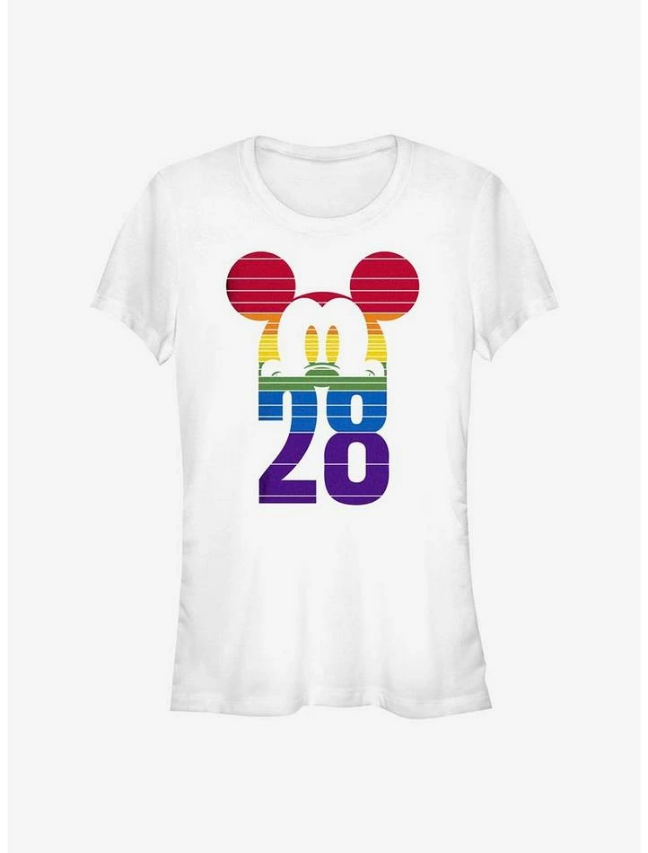 Budget π Disney Mickey Mouse 28 Rainbow Pride T-Shirt π