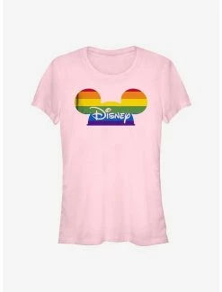 Hot Sale 😍 Disney Mickey Mouse Disney Rainbow Pride Hat T-Shirt 🧨