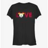 Hot Sale 🛒 Disney Mickey Mouse Mickey Love Pride Rainbow T-Shirt 😉