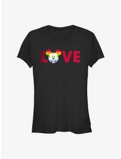 Hot Sale 🛒 Disney Mickey Mouse Mickey Love Pride Rainbow T-Shirt 😉