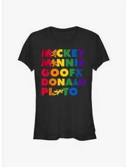 Deals ⭐ Disney Mickey Mouse Rainbow Friends T-Shirt ⭐