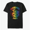 Wholesale 😉 Disney Mickey Mouse Fabulous Five Rainbow T-Shirt 👏
