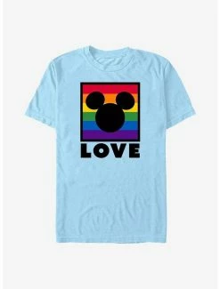 Brand new ⌛ Disney Mickey Mouse Love Rainbow Box T-Shirt 👍