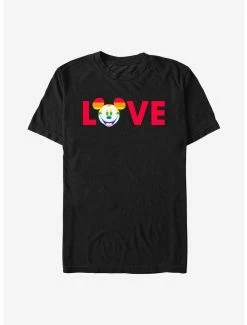Promo ❤️ Disney Mickey Mouse Mickey Love Pride Rainbow T-Shirt ❤️