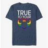 Hot Sale 😀 Disney Mickey Mouse True To Your Heart Rainbow T-Shirt 🛒
