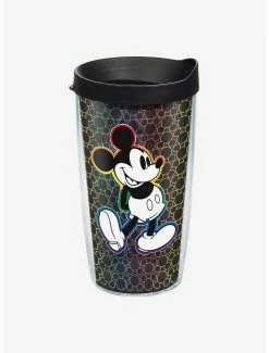 Deals 🛒 Disney Mickey and Minnie Rainbow 16oz Classic Tumbler With Lid ✔️
