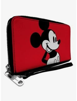 Wholesale 🔥 Disney Mickey Mouse Classic Close Up Zip Around Wallet ⭐