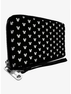 Cheapest 😉 Disney Mickey Mouse Head Monogram Zip Around Wallet 🌟