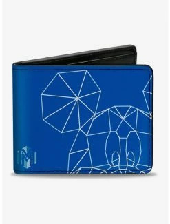 Coupon 🎉 Disney Mickey Mouse Kaleidoscope Blueprint Bifold Wallet 💯