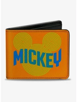 Flash Sale 😀 Disney Mickey Mouse Logo Bifold Wallet 🔥