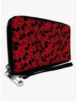 Hot Sale ⌛ Disney Mickey Mouse Melting Zip Around Wallet ✔️
