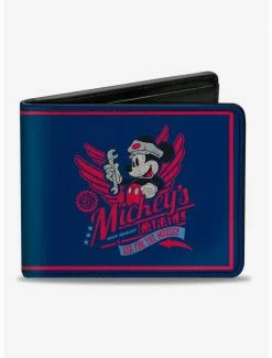 Cheap 😍 Disney Mickey Mouse Mickeys Garage Original Bifold Wallet 😉