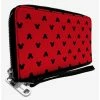 Promo 🧨 Disney Mickey Mouse Silhouette Zip Around Wallet 🧨