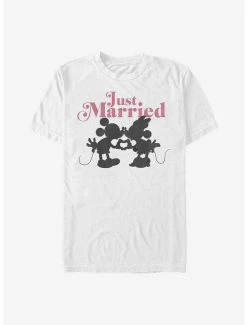 Best Pirce ⌛ Disney Mickey Mouse Just Married T-Shirt 🥰