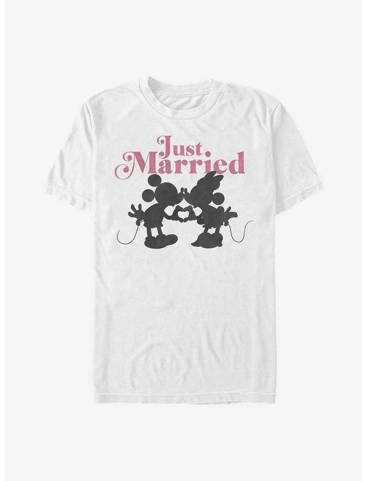Best Pirce β Disney Mickey Mouse Just Married T-Shirt π₯°