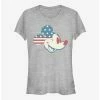 Discount ⭐ Disney Mickey Mouse America Flag 👧 Girls T-Shirt 🧨