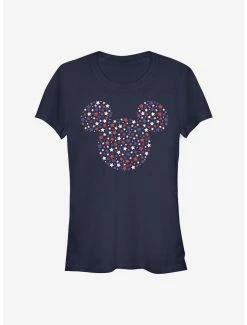 Outlet 🥰 Disney Mickey Mouse Stars And Ears 👧 Girls T-Shirt ⭐