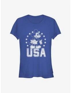 Top 10 😉 Disney Mickey Mouse USA Mickey 👧 Girls T-Shirt 🤩