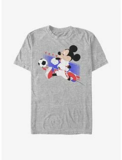 Best Sale 💯 Disney Mickey Mouse Croatia Kick T-Shirt ⌛