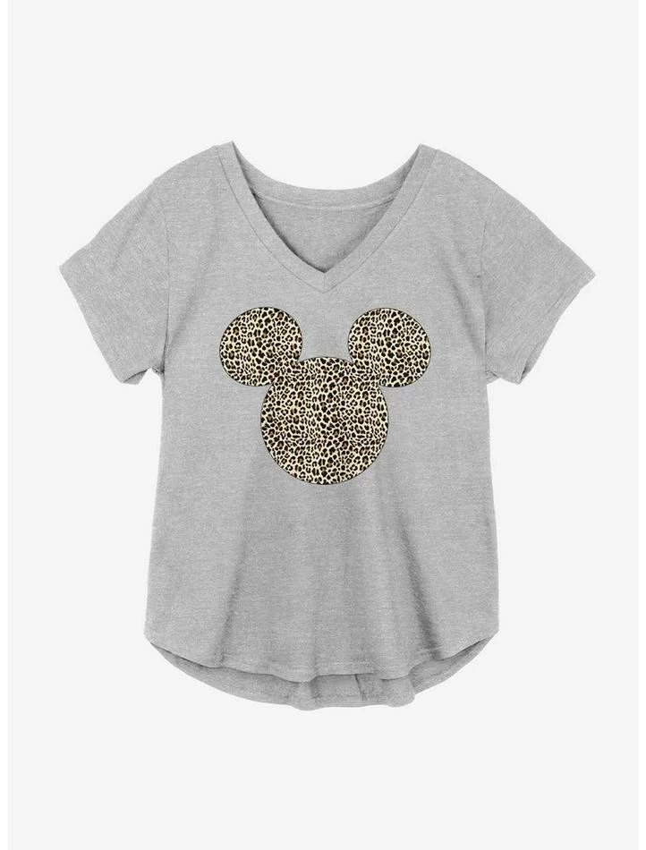 Brand new π₯° Disney Mickey Mouse Animal Print Logo π§ Girls Plus Size T-Shirt β