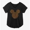 Best reviews of 👏 Disney Mickey Mouse Cheetah Logo 👧 Girls Plus Size T-Shirt 😉