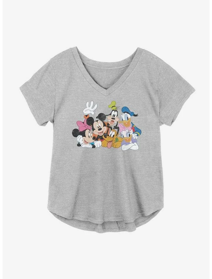 Best Sale π Disney Mickey Mouse Group π§ Girls Plus Size T-Shirt π