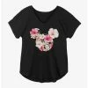 Cheap 🤩 Disney Mickey Mouse Tropical Logo 👧 Girls Plus Size T-Shirt 🎁
