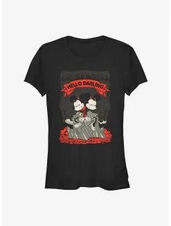 Best deal 🔔 Disney Mickey Mouse & Minnie Mouse Hello Darling 👧 Girls T-Shirt ✨