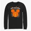 Budget ✨ Disney Mickey Mouse Jack-O'-Lantern Long-Sleeve T-Shirt ❤️