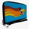 Brand new 🎉 Disney Mickey Mouse And Pluto Action Wave Zip Around Wallet 🔔