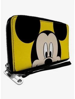 Brand new 😀 Disney Mickey Mouse Close Up Zip Around Wallet 🎁