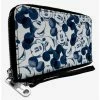 Brand new 🛒 Disney Mickey Mouse Impressions Zip Around Wallet 👍
