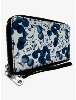 Brand new 🛒 Disney Mickey Mouse Impressions Zip Around Wallet 👍