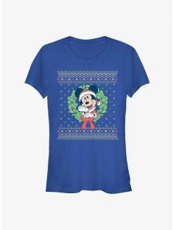 Outlet ✨ Disney Mickey Mouse Mickey 🎄 Christmas 👧 Girls T-Shirt 🔥