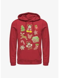 Cheap 🔔 Disney Mickey Mouse Gingerbread Mouses Hoodie 🎁