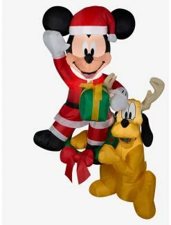Best deal 😍 Disney Mickey Mouse And Pluto Inflatable Decor 🤩