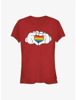Top 10 👏 Disney Mickey Mouse Rainbow Love 👧 Girls T-Shirt 🧨