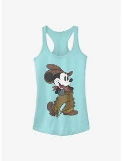 New 🧨 Disney Mickey Mouse Cowboy Mickey 👧 Girls Tank 🥰