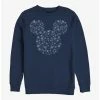 Wholesale 🔔 Disney Mickey Mouse Mickey Ear Snowflakes Crew Sweatshirt 🤩
