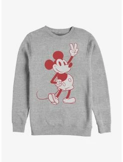 Best reviews of 🎉 Disney Mickey Mouse Simple Mickey Outline Crew Sweatshirt ⭐
