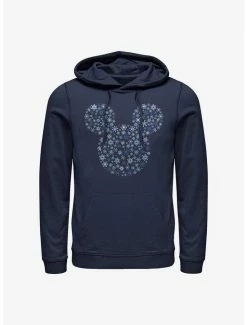 Flash Sale 🤩 Disney Mickey Mouse Mickey Ear Snowflakes Hoodie 😍