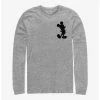 Cheapest 🎉 Disney Mickey Mouse Mickey Silhouette Long-Sleeve T-Shirt 🎁