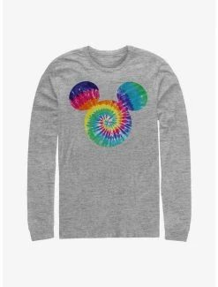 Top 10 😉 Disney Mickey Mouse Mickey Tie Dye Fill Long-Sleeve T-Shirt 🤩