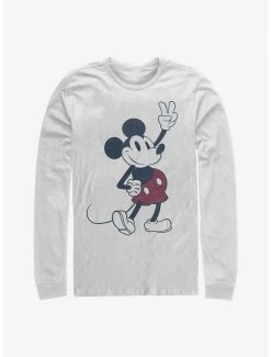Wholesale 🌟 Disney Mickey Mouse Plaid Mickey Long-Sleeve T-Shirt 🌟