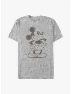 Buy 👏 Disney Mickey Mouse Sketched Mickey T-Shirt ✨