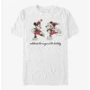 Outlet 🛒 Disney Mickey Mouse Vintage Holiday Skaters T-Shirt 🛒