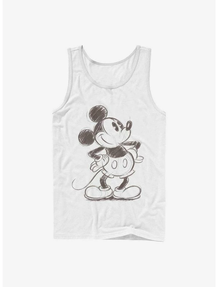 Best Pirce ๐ Disney Mickey Mouse Sketched Mickey Tank ๐