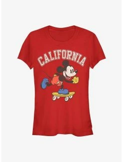 Coupon 🌟 Disney Mickey Mouse California 👧 Girls T-Shirt ⌛