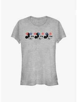 Hot Sale 🎁 Disney Mickey Mouse Mickey Stars 👧 Girls T-Shirt 😉